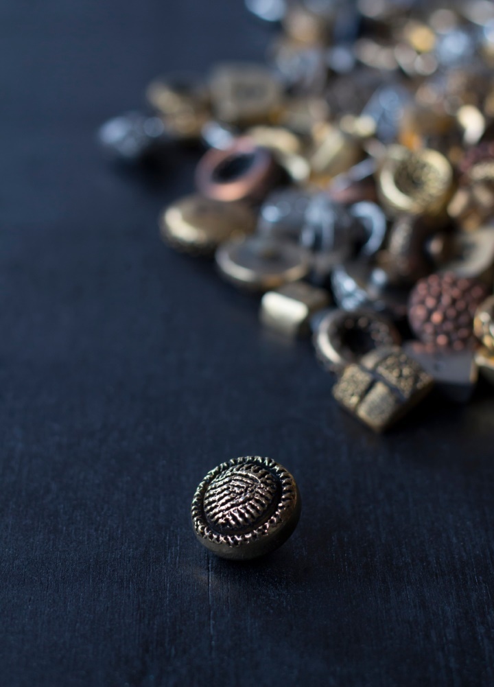 perles en metal boucles collier
